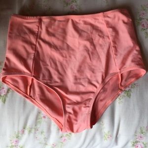 High waisted swim bottom